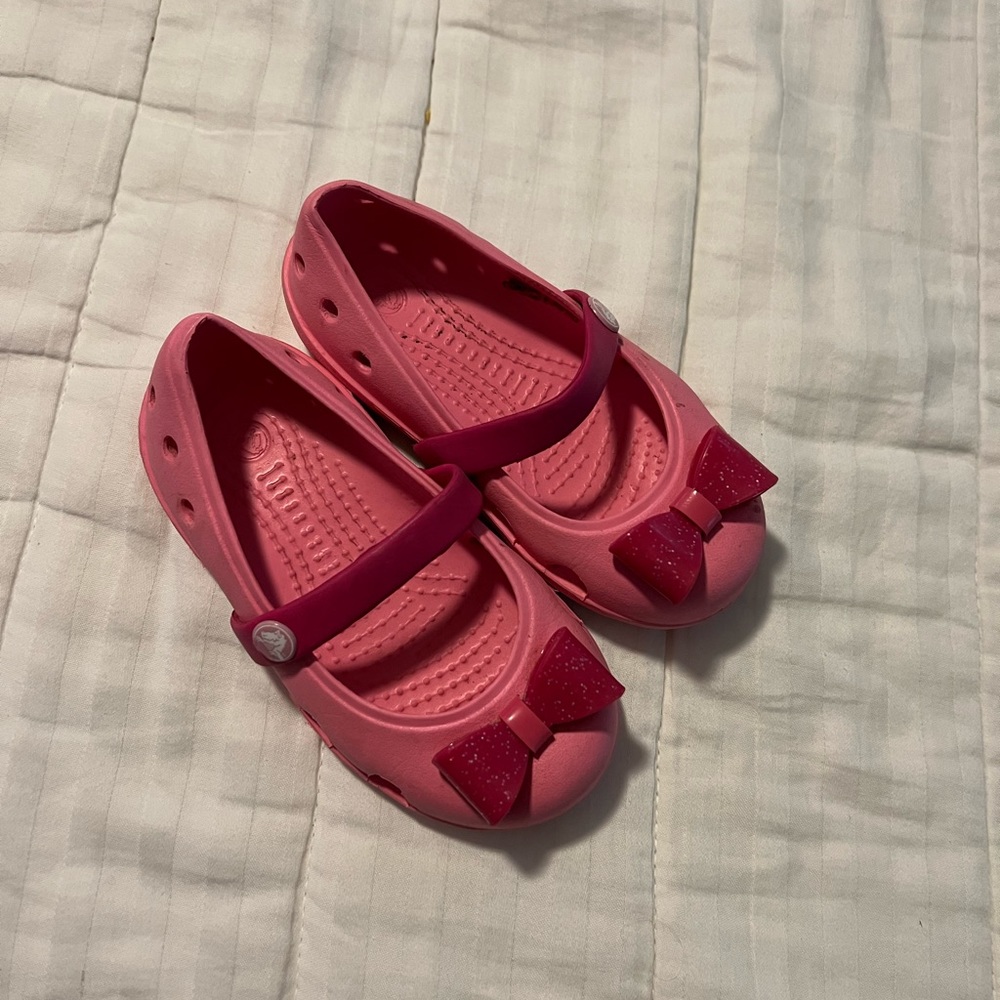 Toddler girl Mary Jane crocs